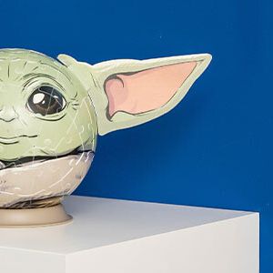 Ravensburger - 3d puzzle grogu con le orecchie, 72 pezzi, 6+ anni - RAVENSBURGER 3D PUZZLE, Star Wars