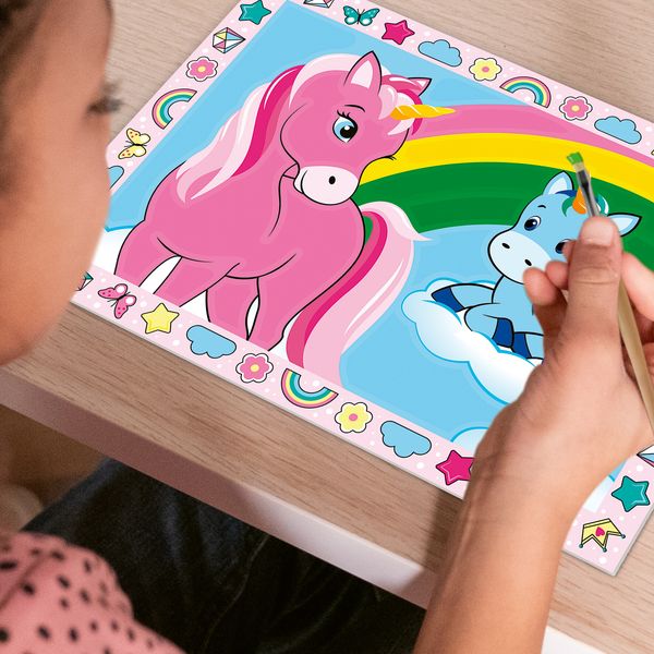 Ravensburger  - creart serie junior, mostriciattoli, kit dipingere con i numeri, gioco creativo per maschi e femmine dai 5+ anni di età - RAVENSBURGER