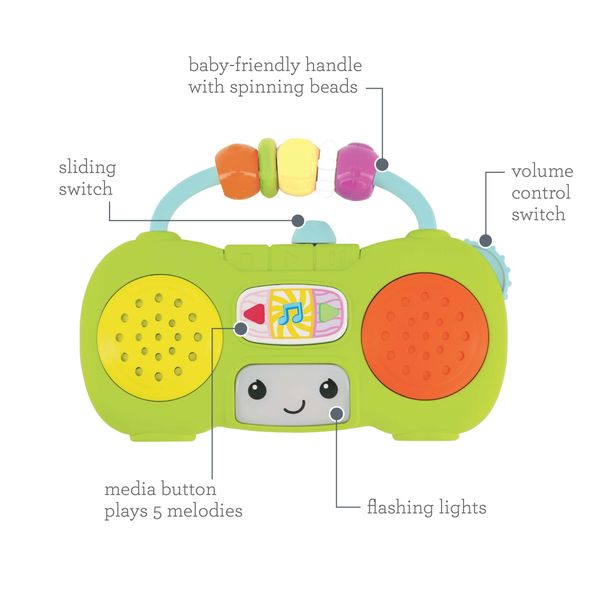 Mini boombox con suoni - INFANTINO