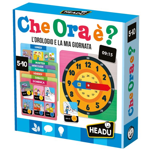 Che ora e'. new version.	l’orologio e la mia giornata.	made in italy - HEADU