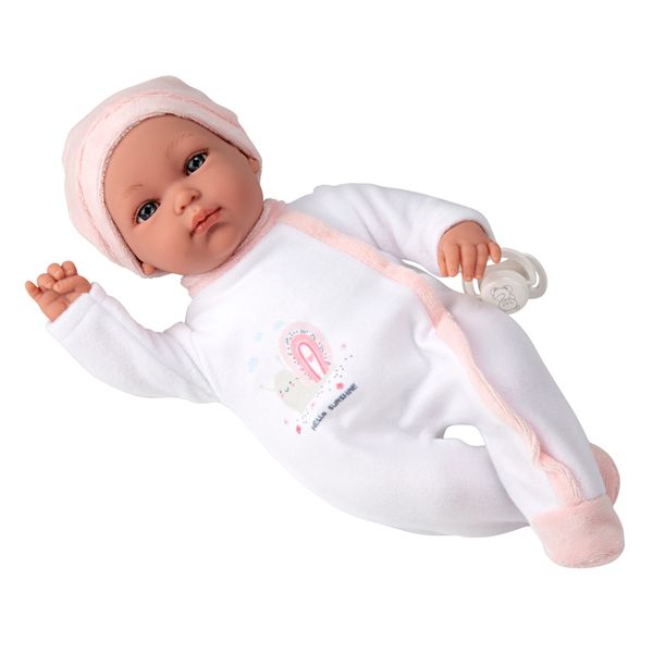 Bambola andy 33cm rosa - LOVE BEBÈ