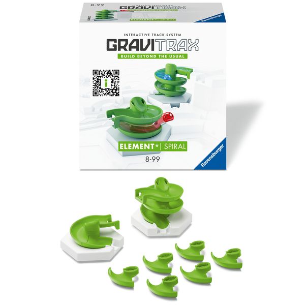 Ravensburger gravitrax spiral, gioco innovativo ed educativo stem, 8+ anni, accessorio - GRAVITRAX, RAVENSBURGER