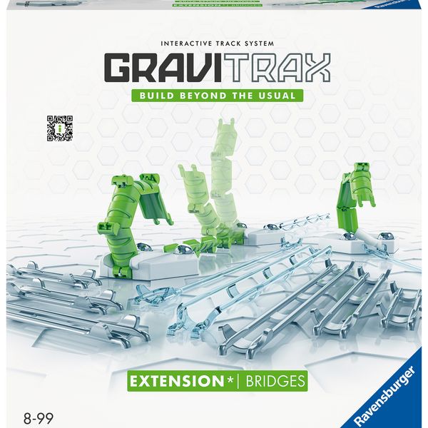 Ravensburger gravitrax bridges, gioco innovativo ed educativo stem, 8+ anni, accessorio - GRAVITRAX, RAVENSBURGER