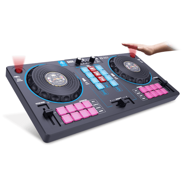 Station mixer 14in1 - diventa il re della festa con la console dj: mixer e remixer con 16 loop audio, collegamento a dispositivi, 2 giradischi con scratch, bass booster e effetti sonori - goditi un'esperienza di mixaggio unica! - SUPERSTAR