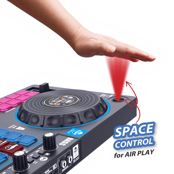 Station mixer 14in1 - diventa il re della festa con la console dj: mixer e remixer con 16 loop audio, collegamento a dispositivi, 2 giradischi con scratch, bass booster e effetti sonori - goditi un'esperienza di mixaggio unica! - SUPERSTAR