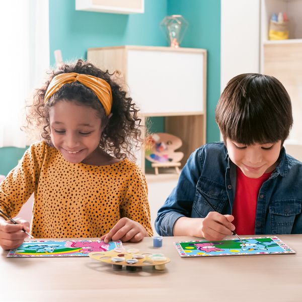 Ravensburger  - creart serie junior, mostriciattoli, kit dipingere con i numeri, gioco creativo per maschi e femmine dai 5+ anni di età - RAVENSBURGER