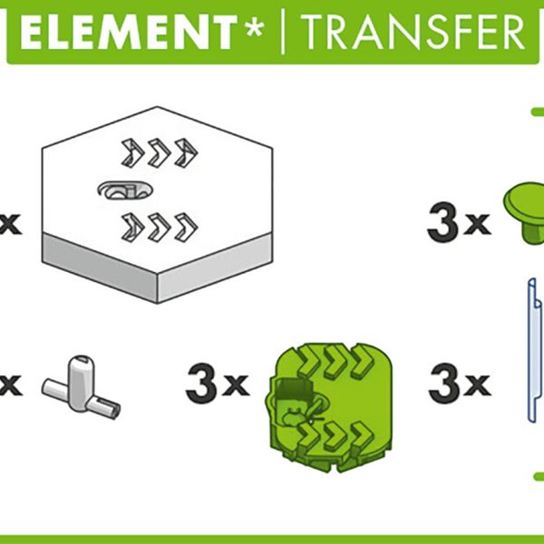 Ravensburger gravitrax transfer, gioco innovativo ed educativo stem, 8+ anni, accessorio - GRAVITRAX, RAVENSBURGER