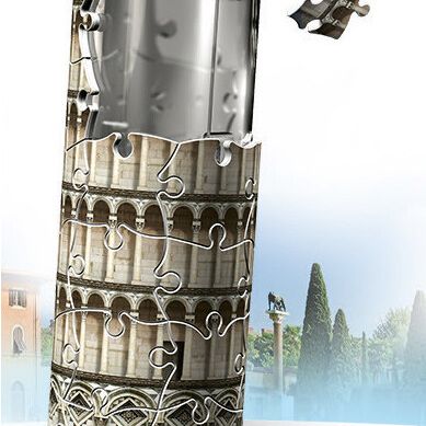 Ravensburger - 3d puzzle mini torre di pisa, 54 pezzi, 8 anni - RAVENSBURGER, RAVENSBURGER 3D PUZZLE