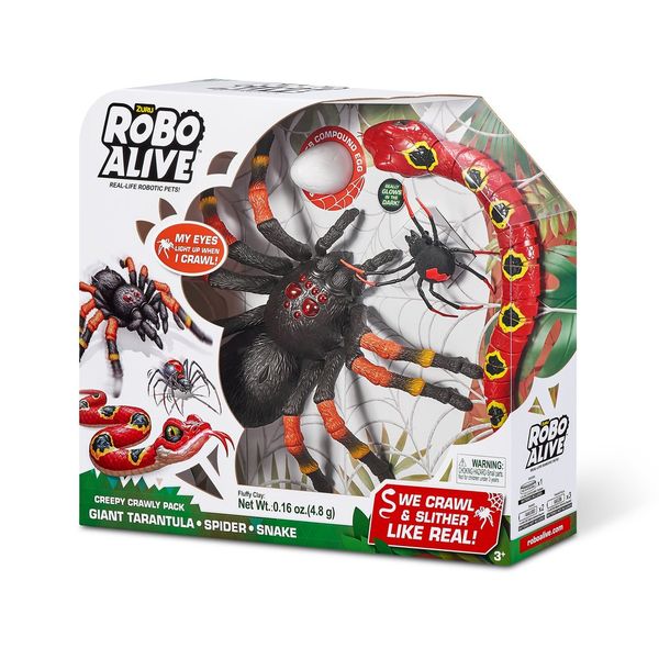 Creepy set - tarantula, snake, small spider - SUPERSTAR