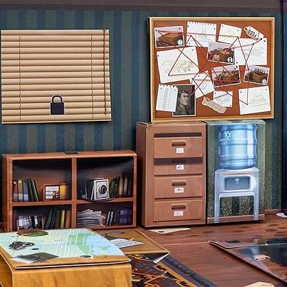 Thinkfun - escape the room: omicidio di mafia, gioco di logica da tavolo per adulti, 13 giocatori, età 14+ anni - RAVENSBURGER