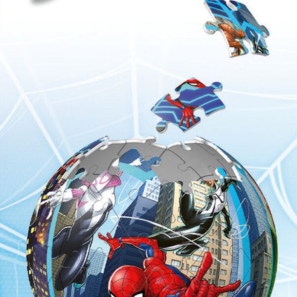 Ravensburger - 3d puzzle puzzle ball spiderman, 72 pezzi, 6+ anni - RAVENSBURGER 3D PUZZLE, Avengers, Spiderman