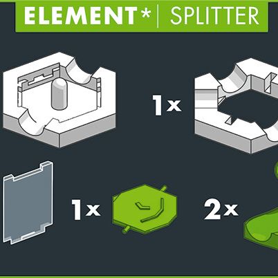 Ravensburger gravitrax pro splitter - svincolo, gioco innovativo ed educativo stem, 8+ anni, accessorio - GRAVITRAX, RAVENSBURGER