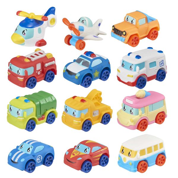 Veicoli in gomma - confezione veicolo singolo assortito - BABY SMILE