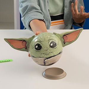 Ravensburger - 3d puzzle grogu con le orecchie, 72 pezzi, 6+ anni - RAVENSBURGER 3D PUZZLE, Star Wars