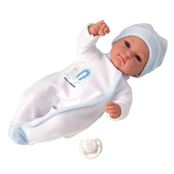 Bambola andy 33cm blu - LOVE BEBÈ