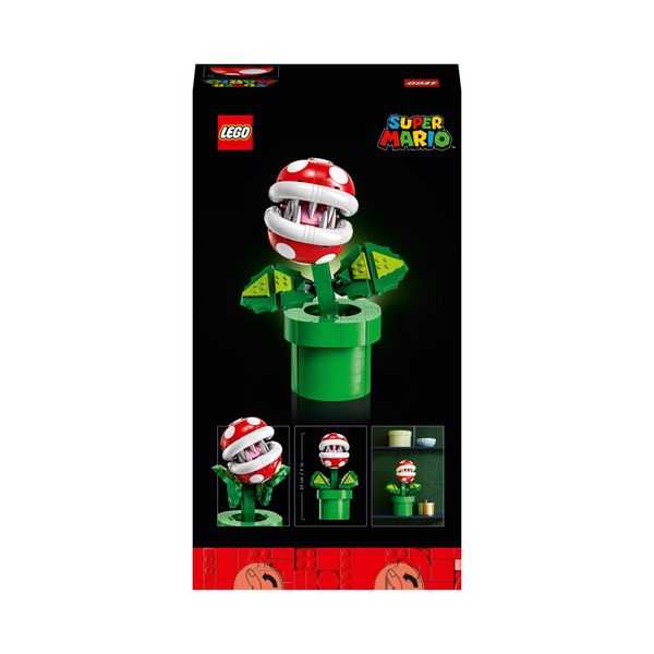 Lego super mario 71426 pianta piranha, personaggio snodabile con tubo e 2 monete, kit modellismo per adulti, idea regalo - LEGO® Super Mario™, Super Mario, LEGO