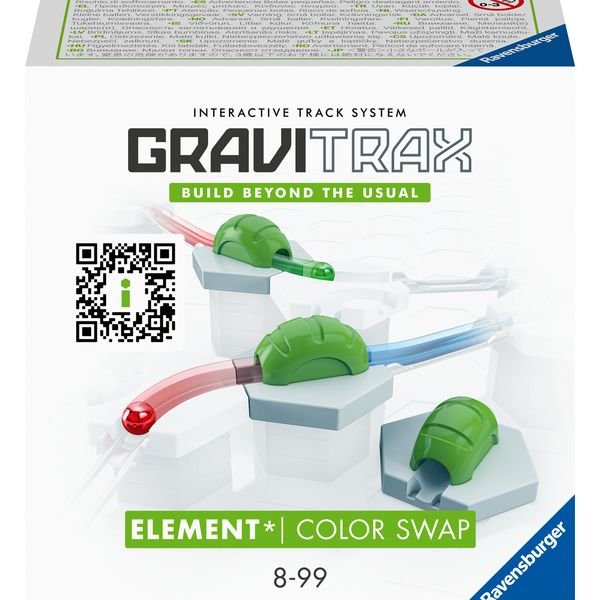 Ravensburger gravitrax color swap, gioco innovativo ed educativo stem, 8+ anni, accessorio - GRAVITRAX, RAVENSBURGER