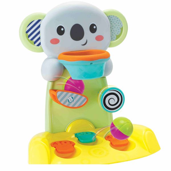 Set 2 in 1  busy stack & nest ball drop + happy hoops - B-KIDS