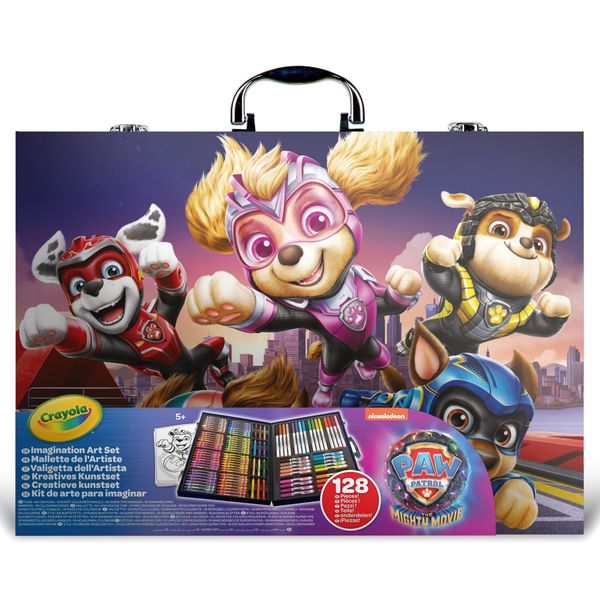 Crayola valigetta dell'artista paw patrol - contiene 128 pezzi - CRAYOLA