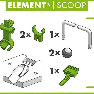 Ravensburger gravitrax scoop, gioco innovativo ed educativo stem, 8+ anni, accessorio - GRAVITRAX, RAVENSBURGER