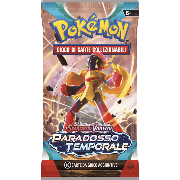 Pokémon scarlatto e violetto paradosso temporale busta 10 carte - POKEMON