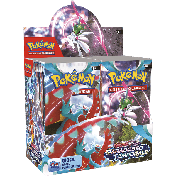 Pokémon scarlatto e violetto paradosso temporale busta 10 carte - POKEMON