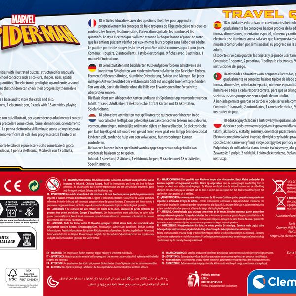 Sapientino travel quiz marvel spiderman - SAPIENTINO