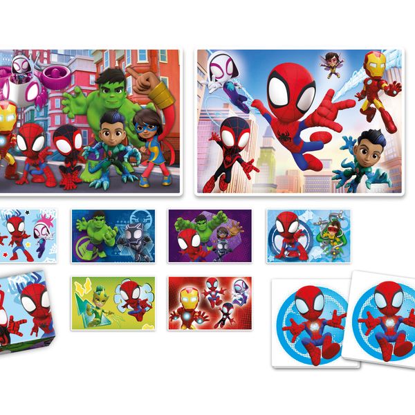 Edukit 4 in 1 marvel spidey and friends - CLEMENTONI
