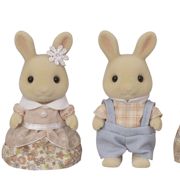Sylvanian families - personaggi collezionabili - set familglie - famiglia coniglio latte - SYLVANIAN FAMILIES