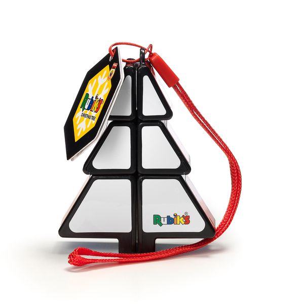 Rubik - christmas tree - cubo di rubik a forma di albero di natale - per giocare e decorare l'albero di natale - gioco antistress - ideale come regalo di natale - rompicapo per adulti e bambini - 