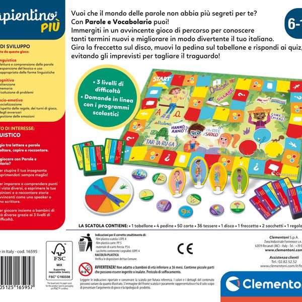 Sapientino più - parole e vocabolario - SAPIENTINO