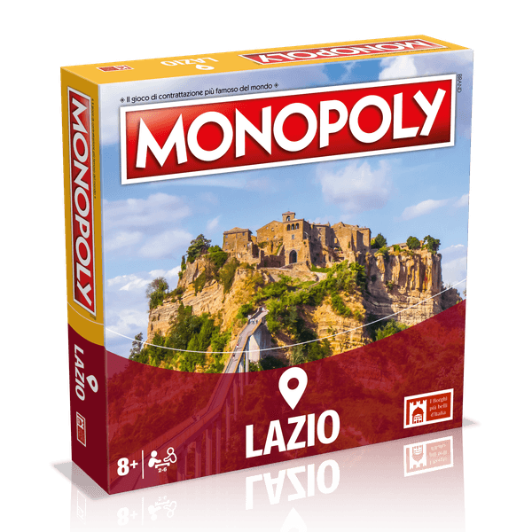 Winning moves - monopoly - i borghi più belli d'italia - lazio - MONOPOLY