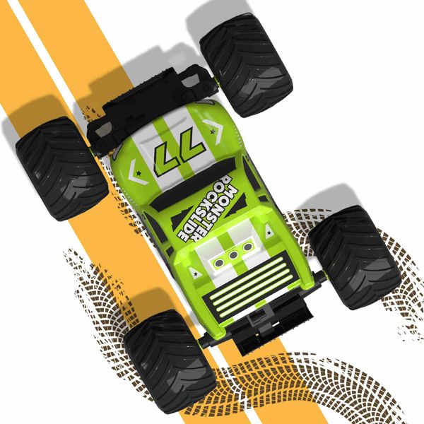 Toy rc monster rockslide mega wheel - Sharper Image