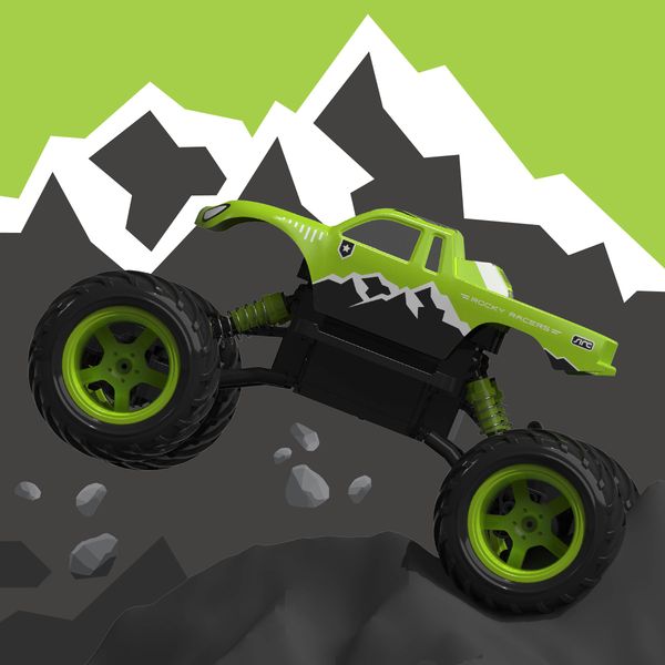 Toy rc monster rockslide mega wheel - Sharper Image