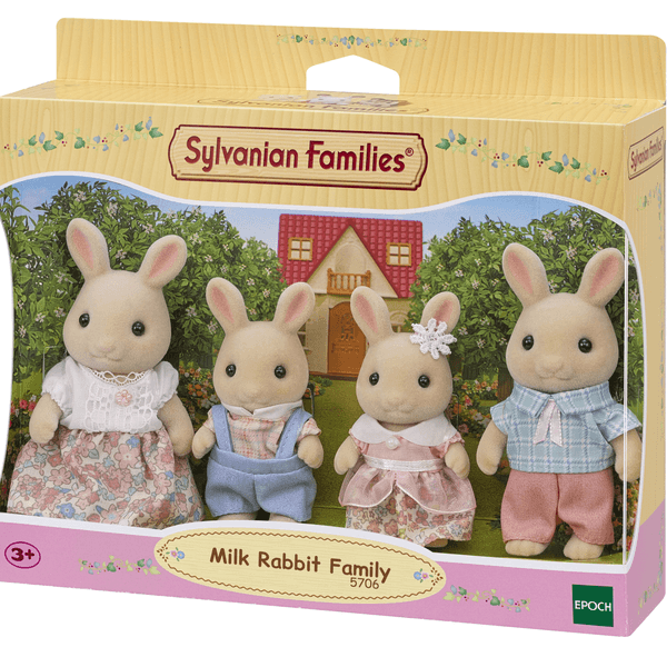 Sylvanian families - personaggi collezionabili - set familglie - famiglia coniglio latte - SYLVANIAN FAMILIES