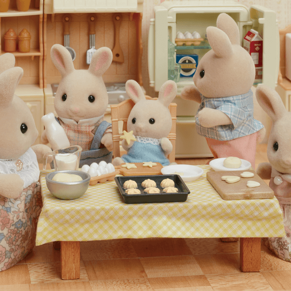 Sylvanian families - personaggi collezionabili - set familglie - famiglia coniglio latte - SYLVANIAN FAMILIES