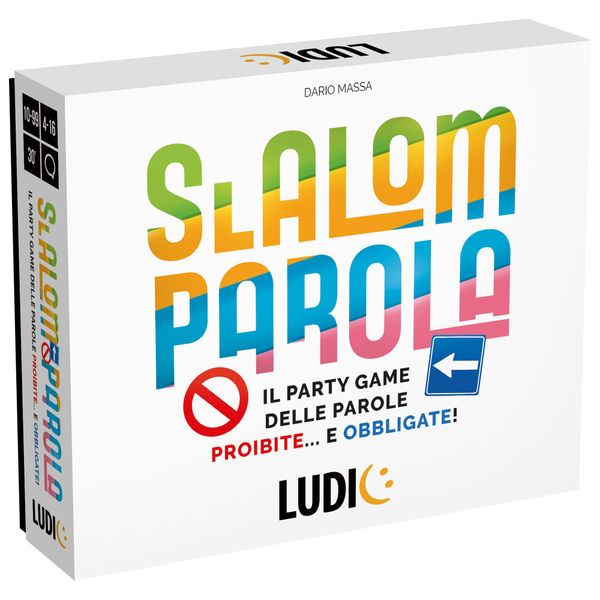 Slalom parola.	il gioco della parole proibite e obbligate.	made in italy - LUDIC