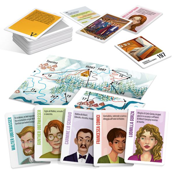 Combinazioni segrete	il giallo d'autore in gioco!	made in italy - LUDIC