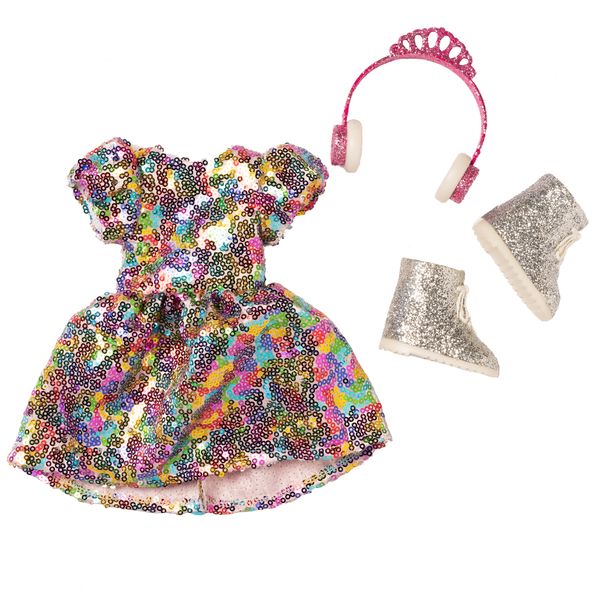 I'm a wow never enough glitter box per bambola i'm a girly 35 cm - 