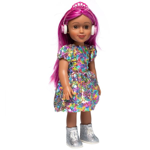 I'm a wow never enough glitter box per bambola i'm a girly 35 cm - 