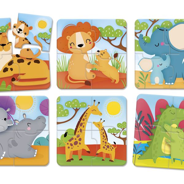 Carotina baby elephant car & puzzle - 