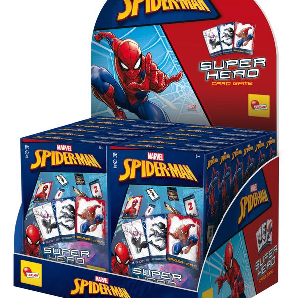 Spider-man super hero card game - LISCIANI, Avengers, MARVEL, Spiderman