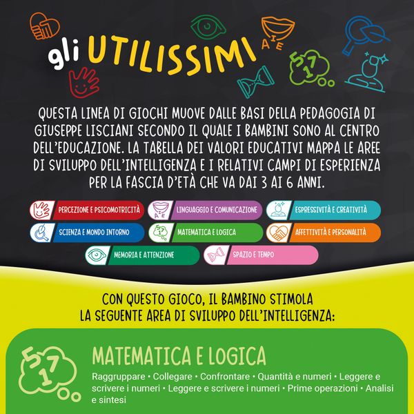 Carotina gli utilissimi numeri e animali - LISCIANI