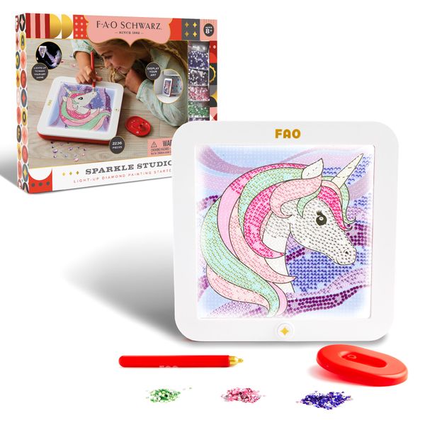 Kit per la pittura fai-da-te con diamanti a led - FAO Schwarz