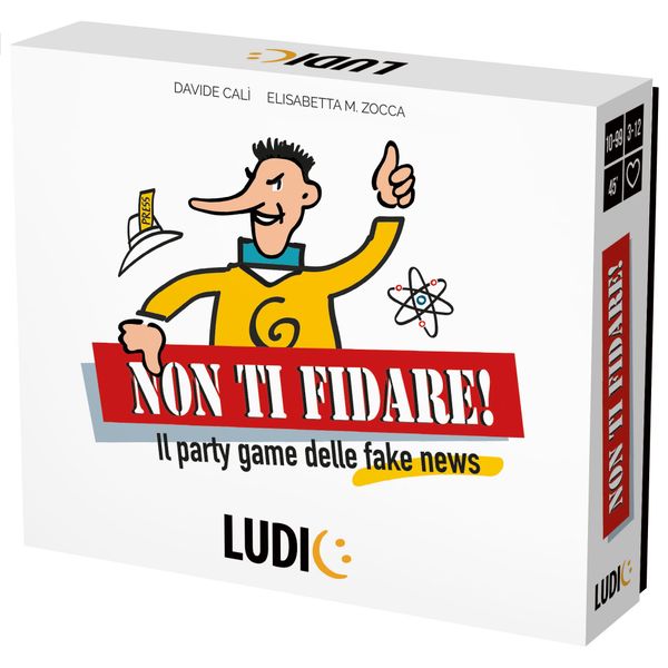 Non ti fidare - il party game delle fake news -made in italy - LUDIC