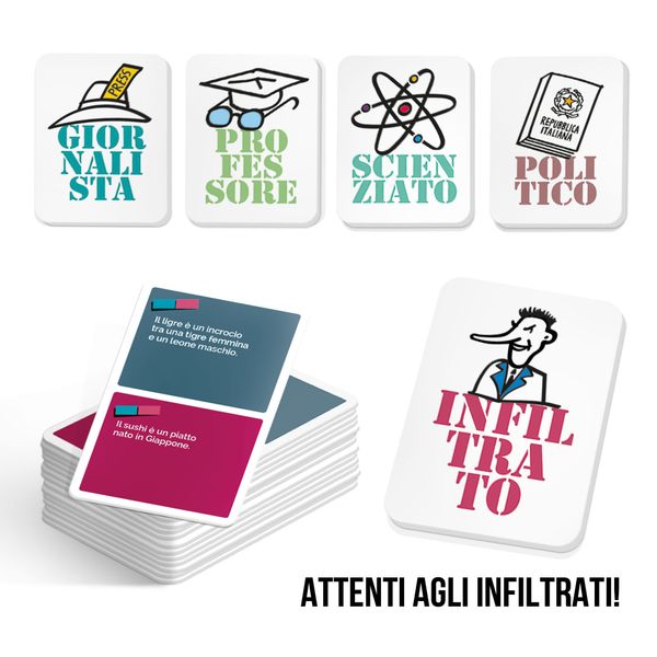 Non ti fidare - il party game delle fake news -made in italy - LUDIC