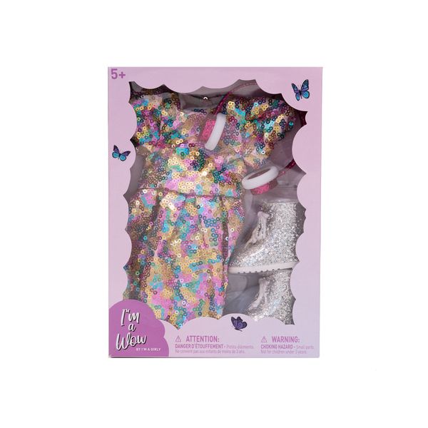 I'm a wow never enough glitter box per bambola i'm a girly 35 cm - 