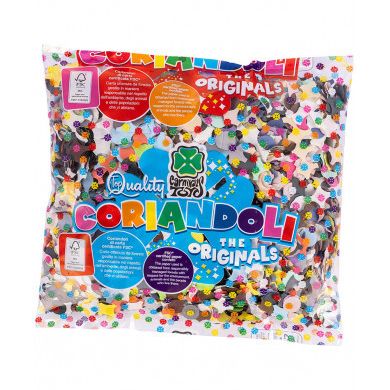 Coriandolone confezione gr. 250 in carta certificata - 