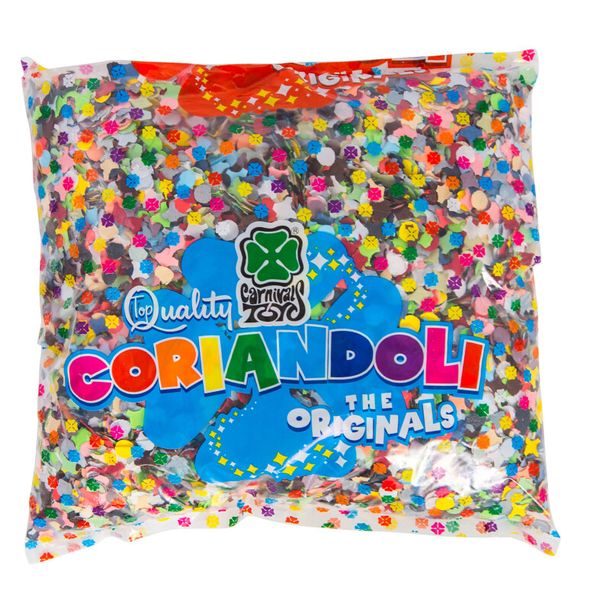 Coriandolone confezione gr. 250 in carta certificata - 