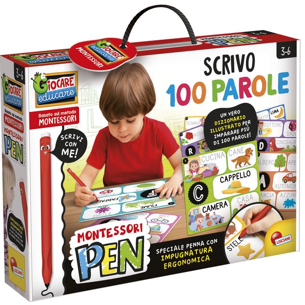 Montessori pen scrivo 100 parole - LISCIANI